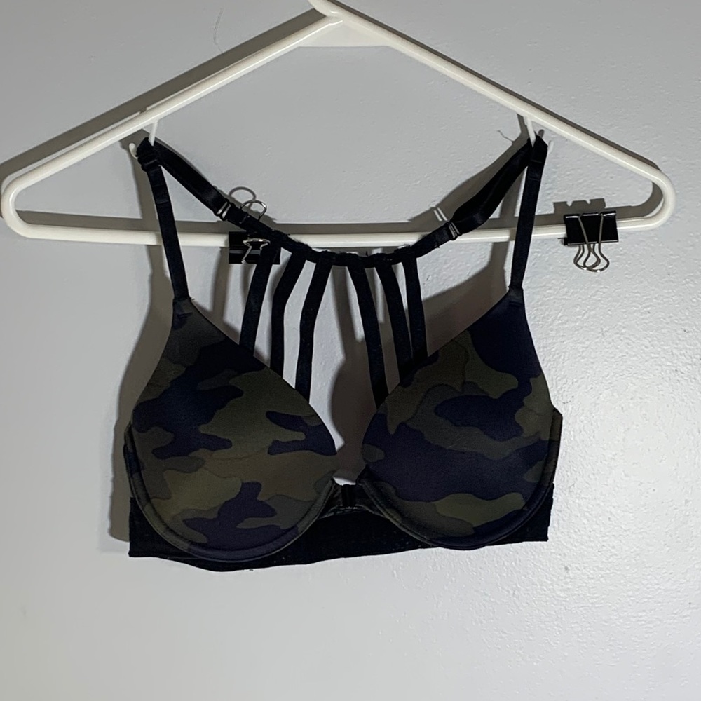 Camo push up bra